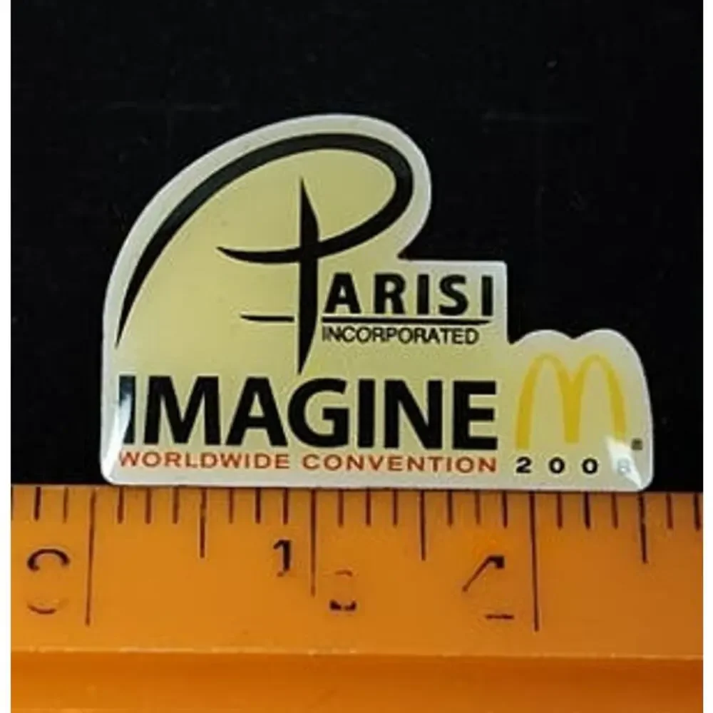 Parisi & McDonald's Imagine Worldwide Convention 2008 Pin - New